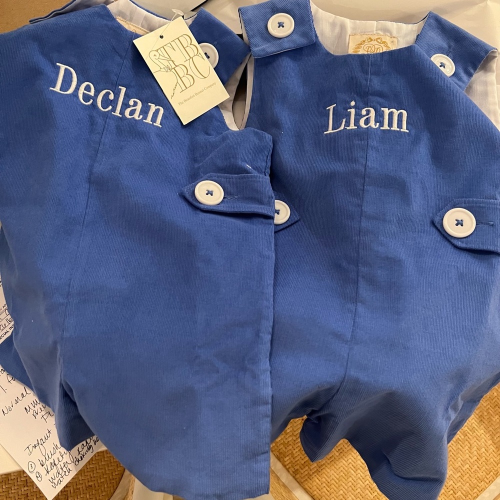 Beaufort Bonnet Jon Jon (Liam and Declan monogrammed)